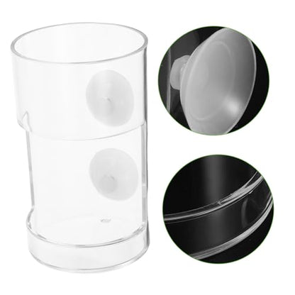 Fish Tank Feeder Cups Sinking Design Aquarium Feeding Cup Prevents Food Scattering Easy to Install Fish Feeding Tool for Various Aquariums