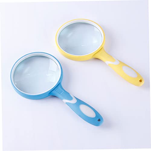 Portable Handheld Magnifier Sturdy Reading Magnifier for Boys and Girls and Elderly Home Tool