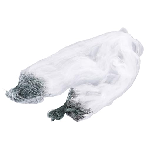 50m/1.5m 3 Layers Nylon Saltwater Fishing Hand Throw Bait Trap Net Gill Spin Outdoor Thread Tool with Accessories(3 Finger) - color: 3 Finger