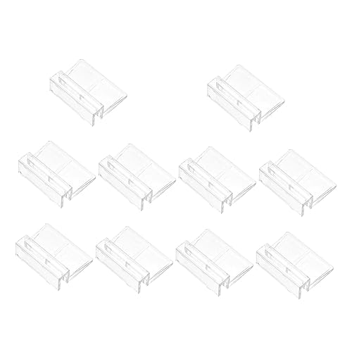 10pcs Transparent Fish Tank Cover Support Racks Easy to Install Aquarium Bracket for Secure Lid Holding Acrylic Material for Various Aquariums