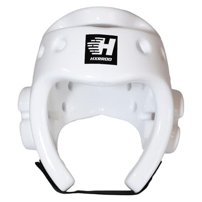 Taekwondo Sparring Head Guard, Competition Protection Headgear for Taekwondo, Karate and Martial Arts - color: white, size: Small