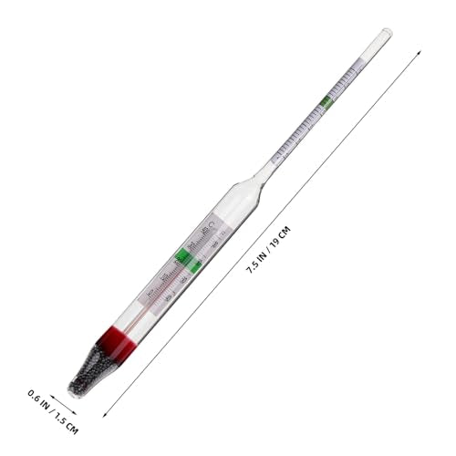 PRETYZOOM 1set Hydrometer Testing Tool Measuring Cylinder for Aquaculture Accurate Densitometer for Fish Tanks Simplifies Seawater Monitoring