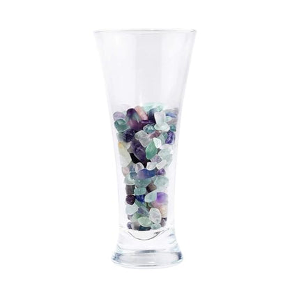 Decorative Crystal Pebbles, 1 Lb/460g (Fill 0.9 Cup) Natural Quartz Stones Aquarium Gravel Sea Glass Rock Sand for Fish Turtle Tank/Air Plants Decoration