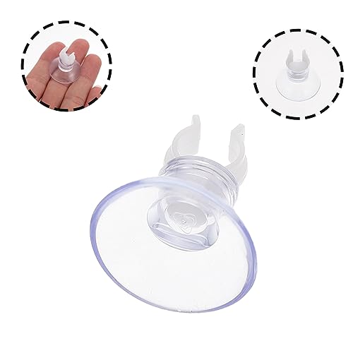20pcs Oxygen Hose Cup Clips for Fish Tank Aquarium Holders for Easy Installation and Space Saving Inner Highly Transparent Design