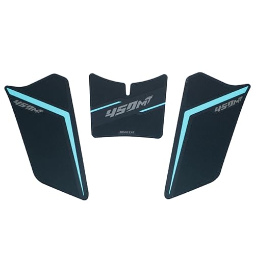 Motorcycle Tank Pad,Motorcycle Fuel Tank Protector,Gas Tank Decals Compatible with CFMOTO 450MT CF Moto MT450 450 MT(Blue) - color: Blue
