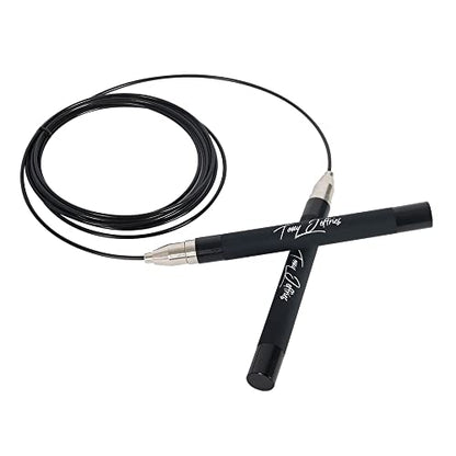 2.0 Speed Jump Rope of 360 degree Spin Ball Bearings, Daily Exercise Skipping Rope with Silicon Grip Handles, Lightweight Self Locking Adjustable Length Jump Rope for Fitness Training