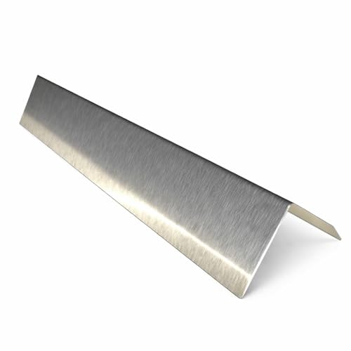 2" x 2" x 48" Stainless Steel Corner Protector,10pcs, Industrial and Residential Use, Brushed Metal Finish.