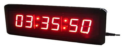 Sports Timer Countdown Clock - LED Gym, Boxing, Game & Conference Timer for Office, Home, Living Room, School Training Sessions