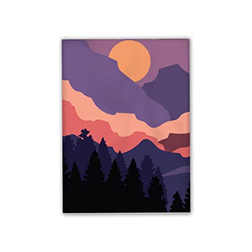 10x13 (100) Mountain Sunset Summer Designer Poly Mailers Waterproof Self Sealing Tear Resistant Polymailers Shipping Envelopes Premium Printed Bags For Small Businesses