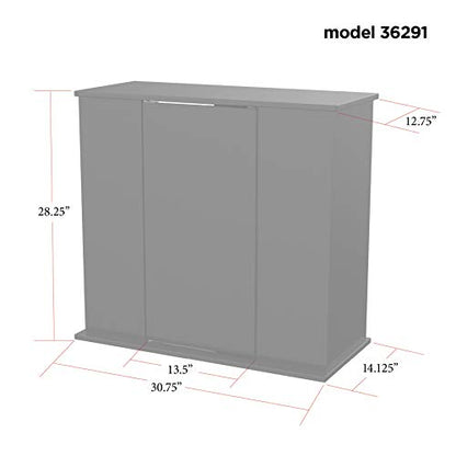 Aquatic Fundamentals, 29/37 Gallon, Wood Aquarium Stand, Made in The USA
