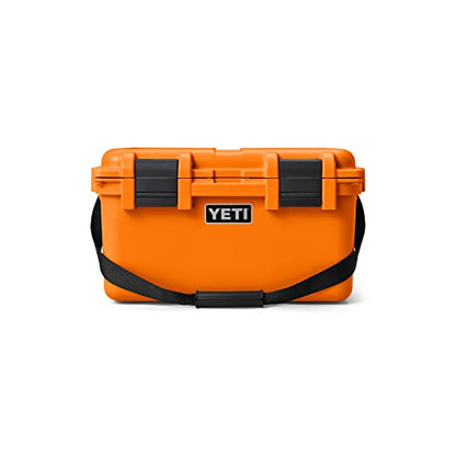 YETI LoadOut 30 GoBox Divided Waterproof Cargo Case, Dry Box, Camera Case, Fishing Tackle Box, King Crab