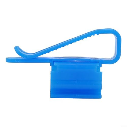 5Pcs Aquarium Hose Holder Clips, ABS Fish Tank Water Pipe Clamp Mounting for 8-16mm Diameter Tubing, Secure Grip Fixture for Aquarium Maintenance(blue) - color: blue