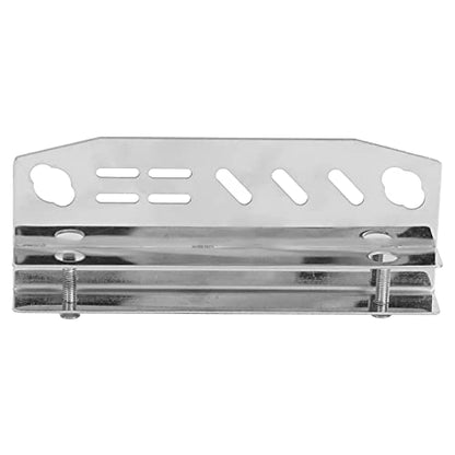 BRRNOO Aquarium Plant Holder, Aquascaping Tools Stainless Steel Grass Tool Rack Fish Tank Accessory Organizer Saltwater Aquarium Accessories Storage Rack for Tweezers and Scissors 5.9x2.4in