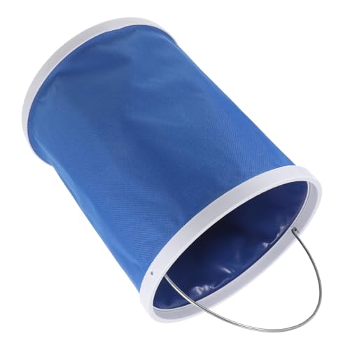 Ciieeo Foldable Utility Bucket Portable Camping Water Container with Handle for Car Cleaning