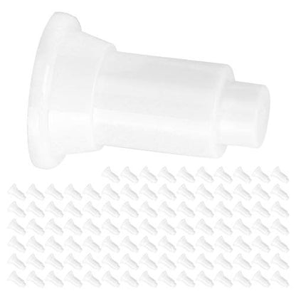 Aquarium Isolation Board Support Feet 100Pcs Set Adjustable Height PVC Fish Tank Divider Support Stability Enhancer for Aquarium Fish Tank (White) - color: White