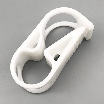 10PCS 18-25mm/3/4''-1'' Extra Large Plastic Tubing Clamp 10-Grade Adjustable for Flow Control Shut off Hose Clip Tube Clamp Pinch - size: for tube OD 3/4''-1'' (18-25mm)