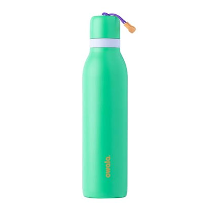 Owala FreeSip Twist Stainless Steel Water Bottle 24 oz Sweet Pea - color: Sweet Pea, size: 24 Ounces