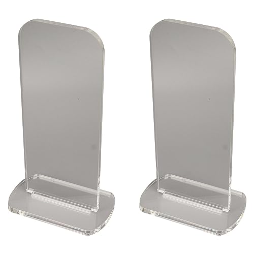 Glove Stand for Boxing, 2Pcs Acrylic Boxing Glove Stand Vertical Boxing Glove Display Stand Acrylic Gloves Holder for Boxing Collectors (Transparent) - color: Transparent