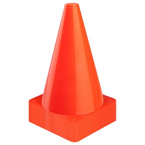 CARTMAN Agility Training Cones, Plastic Soccer Field Markers Indoor Outdoor for Events - style: 7" 12pk