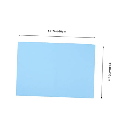 Aquarium Bottom Mat Thick Shockproof Pad for Fish Tanks Non- Water Absorption Base Wear-Resistant Design Easy to Cut for - color: Blue