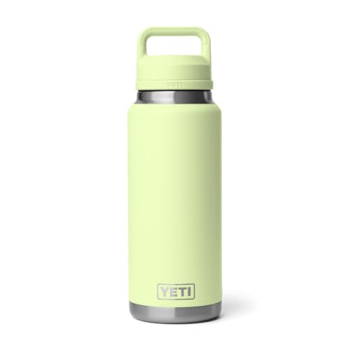 YETI Rambler 36 oz Bottle, Vacuum Insulated, Leakproof, Stainless Steel with Chug Cap - color: Grasshopper