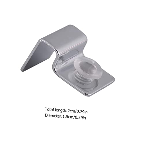 8pcs Stainless Steel Fish Tank Support Brackets for Glass Lid Easy to Install Aquarium Cover Holders and Design Support