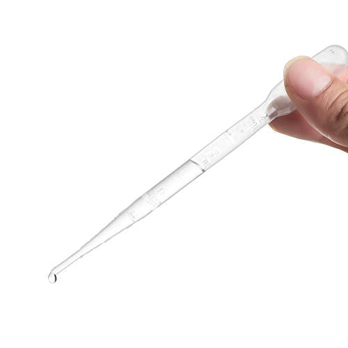 Yesallwas 20Pcs 5ML Pipettes Dropper - Disposable Pipettes Plastic Dropper for Lab Science, Essential Oil, DIY Art