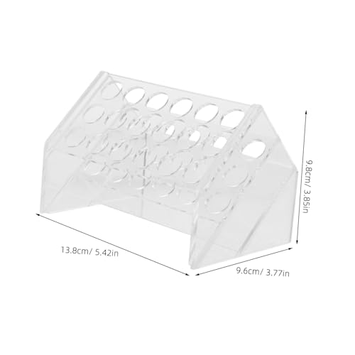 Multifunctional Rack for Test Tubes Storage Organizer with Angled Design for Easy Access Lab Test Tube Holder
