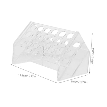 Multifunctional Rack for Test Tubes Storage Organizer with Angled Design for Easy Access Lab Test Tube Holder