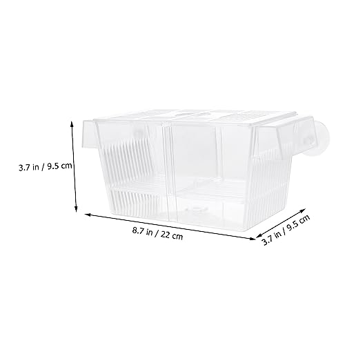 Sosoport 1pc Fish Breeding Box Incubator for Aquarium Isolation Safe Hatching and Acclimation Design for Easy Observation Optimized Water for Juvenile Fish