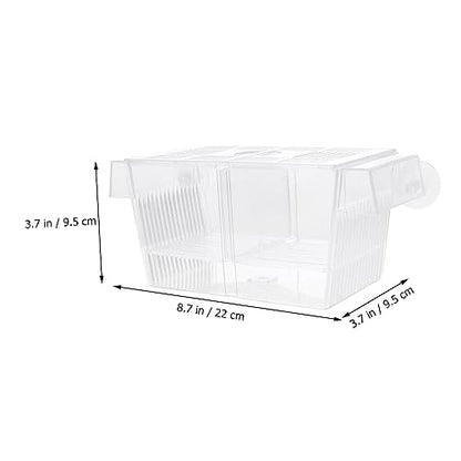 Sosoport 1pc Fish Breeding Box Incubator for Aquarium Isolation Safe Hatching and Acclimation Design for Easy Observation Optimized Water for Juvenile Fish