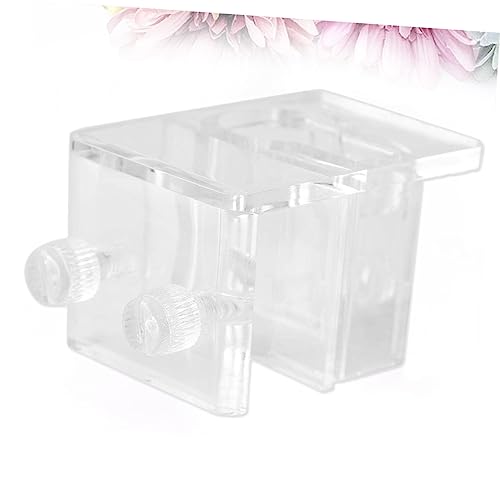 Kisangel Acrylic Fish Tank Water Holder Clamp Fixed Clip for Aquarium Hose Tube
