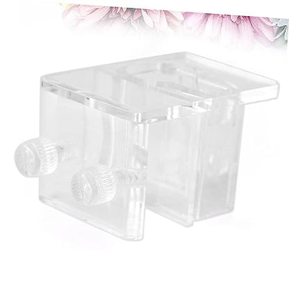 Kisangel Acrylic Fish Tank Water Holder Clamp Fixed Clip for Aquarium Hose Tube