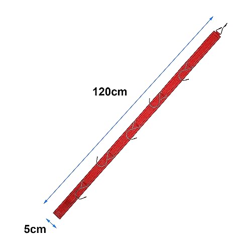 Hockey Hanger Portable Hanging Dryig Rack Hockey Gifts for Home and Outdoor Using in Ice Hockey Skating Football Camping Fishing 5 Hooks (Red) - color: Red