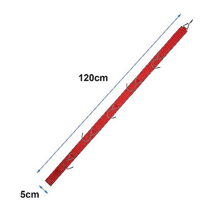 Hockey Hanger Portable Hanging Dryig Rack Hockey Gifts for Home and Outdoor Using in Ice Hockey Skating Football Camping Fishing 5 Hooks (Red) - color: Red