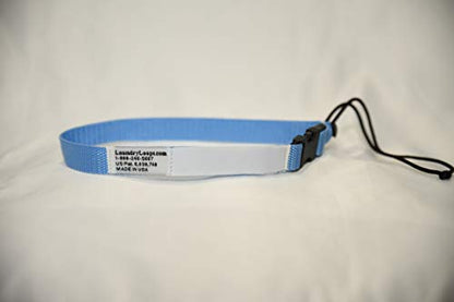 Laundry Loop with Sock Snare, Premium Sky Blue Laundering Strap - color: Sky Blue, size: 1 Strap