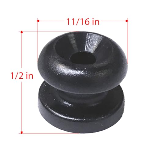 ObeCo Black Attachment Knob • 10 Pack