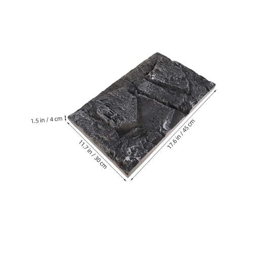 Happyyami Lifelike Aquarium Rock Reptile Tank Backgrounds 3D Landscape Boards Snake Habitat Decoration