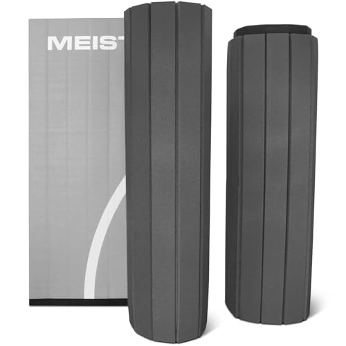Meister FlexFloor Wrestling Mat - 10ft x 10ft Roll-Up Pro Training Mat for Home & Gym - color: Gray