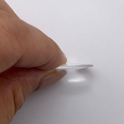 Double Convex Lens - 21mm Diameter, 41mm Focal Length, Optical biconvex Lens for Physics Experiments, Photography, Magnifying, and DIY Projects - Pack of 5pcs (20.8mm x H3mm x F41) - size: 20.8mm x H3mm x F41