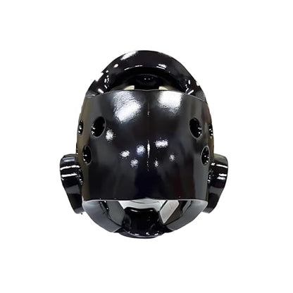 Youth & Adults Taekwondo Karate Headgear MMA Martial Arts Helmet, Soft Head Gear for Martial Art Grappling Muay Thai Kickboxing Taekwondo - color: BLACK, size: X-Large