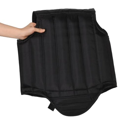 Breathable Boxing Chest Protector Guard Taekwondo Chest Guard with Impact Resistance Convenient Black Adult Size for Martial Arts and Combat Training