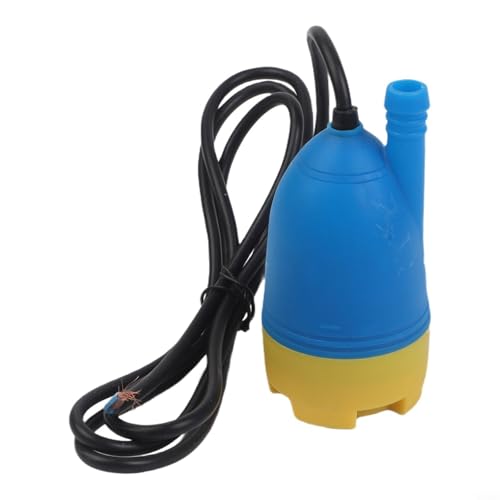 12V Self-Priming Water transfer Pump, Portable Submersible Utility Pump with Debris Filter for RV, Aquarium, Garden Pond, Swimming Pool