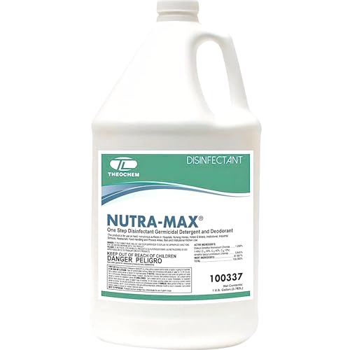 Nutra-Max Hospital Grade Disinfectant Cleaner Concentrate, Makes 32 Gallons