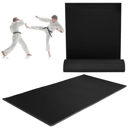 Thick Workout Mats 118.11x59.06x1.18in Indoor Gymnastics Track Exercise Mat Non-Slip Surface High-Density Gym Mat for Home Yoga Pilates Martial Art Boxing MMA