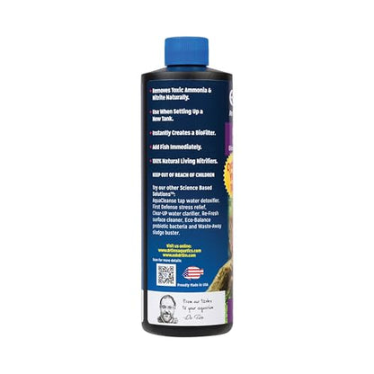 DrTim’s Aquatics One & Only for Freshwater Aquariums – 8 oz – Live Nitrifying Solution – Jumpstarts Cycling, Supports Biological Balance & Long-Term Water Stability