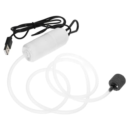 VICASKY Silent USB Air Pump Portable Oxygen for Fish Tanks Aquariums Aquatic Plants Compact Quiet USB Powered Oxygen Pump for Enhanced Water Quality