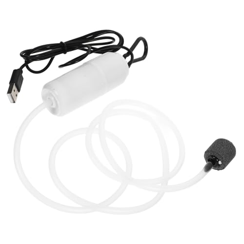 VICASKY Silent USB Air Pump Portable Oxygen for Fish Tanks Aquariums Aquatic Plants Compact Quiet USB Powered Oxygen Pump for Enhanced Water Quality