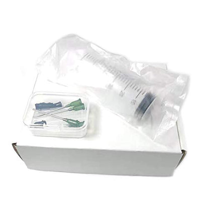 60ml Independent Packing Industrial Luer Lock Syringes with Needle and Sealing Caps for Engineered Fluid，Glue Applicator and Refilling (Pack of 4) - style: 60ml/cc
