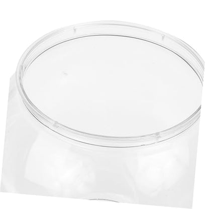 Clear Plastic Fish Bowl Small Aquarium Tank for Goldfish Portable Fish Keeper for Home Decor and Hydroponic Plants Decorative Fish Tank Container